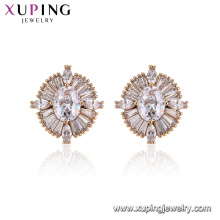 96025 Xuping Charm Mesdames bijoux design de mode Diamond Boucles d&#39;oreilles